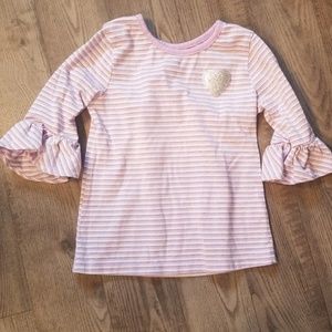 3T purple and silver top